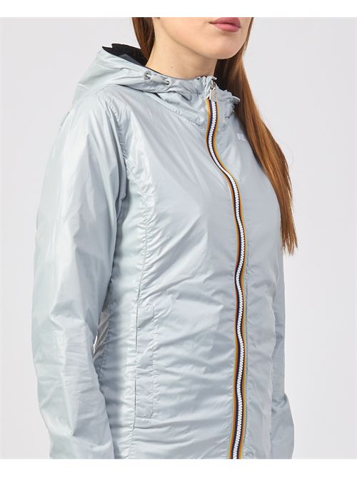 Lily plus reversible women's short jacket K-WAY | K41317W-LILY PLUS.2 DOUBLEB0V